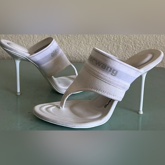 Alexander Wang Sienna Logo Sandals Size 39 $495 - Picture 4 of 15